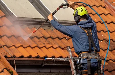 Démoussage et hydrofuge de toiture au Vieux-Marché
